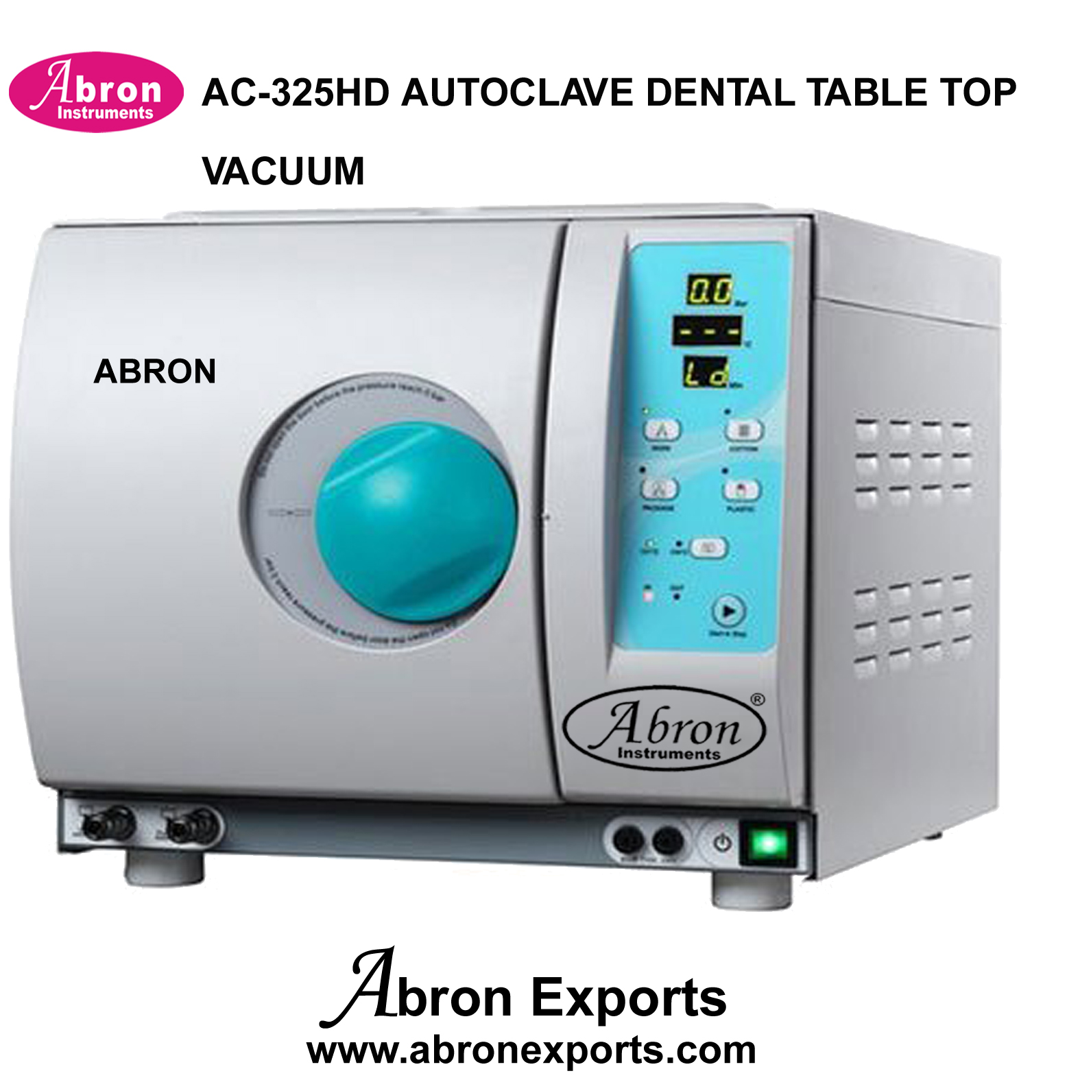 Table top Autoclave front loading 23Ltr Class B Front Loading Dental